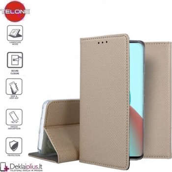 Telone atverčiamas dėklas - auksinės spalvos (Xiaomi Mi 11 Lite/11 Lite 5G Ne) Telone atverčiamas dėklas - auksinės spalvos (Xiaomi Mi 11 Lite/11 Lite 5G Ne)